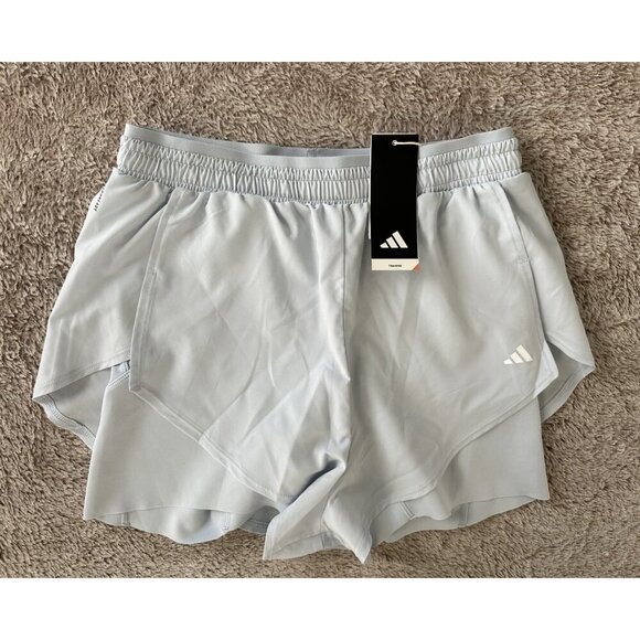 ADIDAS Women's Core 2 IN 1 TENNIS RUNNING Training FITNESS SHORTS S New - Picture 3 of 16